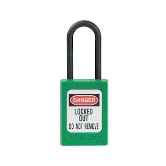 Cadenas Zenex Vert - Anse nylon - Clé variée - Sans Retenue de clé - Dia 4,76mm|Master lock europe-SKPS32GRN