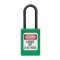 Cadenas Zenex Vert - Anse nylon - Clé variée - Sans Retenue de clé - Dia 4,76mm|Master lock europe-SKPS32GRN