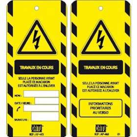 affichette 'travaux en cours'|Catu-CATAP-463