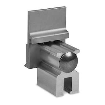 SEAMCLAMP POUR LE MONTAGE SUR TOITURE À DOUBLE NERVURE EN ZINC TITANE|Mavisun-LBO2003024