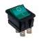 1610 F B5 250V N/KV +G001B : interrupteur ON-OFF bipolaire, découpe 27,2x22,2mm