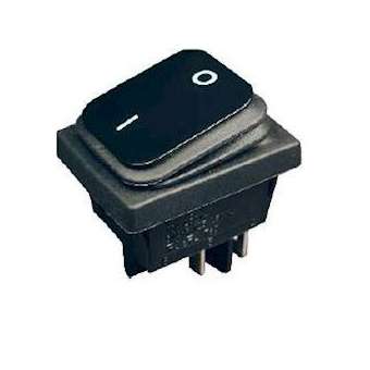 RL2P-21-C-2-BK/BK-P1: interrupteur ON-OFF bipolaire pour découpe 30x22mm|Mci coupatan-LCI090178