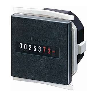 Compteur horaire H57 pour tension 230V 50Hz, sans remise à zéro, format 48x48mm.|Mci coupatan-LCI031152