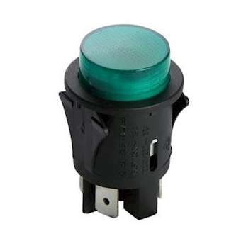 RL51-21/N-GR/BK-P1-0-2: bouton-poussoir ON-OFF bipolaire pour découpe D25mm|Mci coupatan-LCI091183