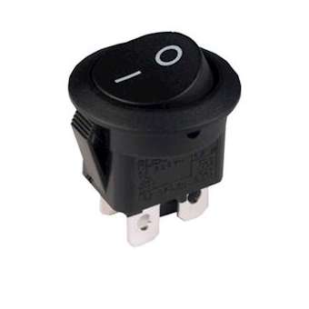 RL34(R)-21-G-2-BK/BK-P4: interrupteur ON-OFF bipolaire pour découpe D20mm|Mci coupatan-LCI091250