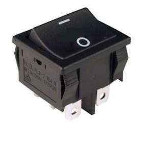 110 B98 N/N +G001B: interrupteur ON-OFF bipolaire pour découpe 22x19mm|Mci coupatan-LCI090239