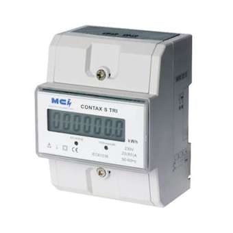 CONTAX S TRI: compteur électrique tétra à raccorder sur TI 5A|Mci coupatan-LCI031094