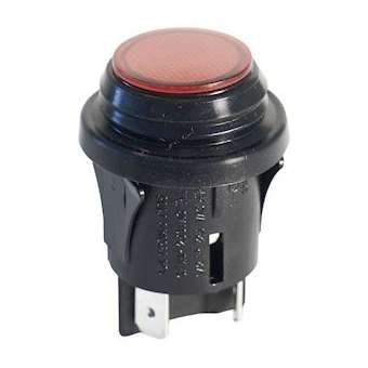 RL51P-21/N-0-RE/BK-P1...2: poussoir IP65 ON-OFF maintenu bip, découpe D25mm|Mci coupatan-LCI093133