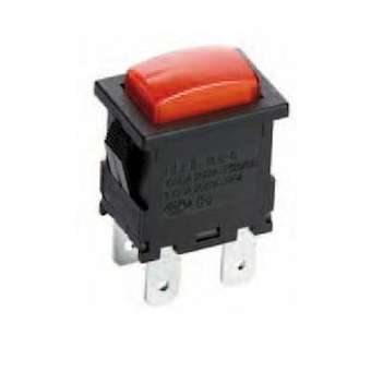 RL56-21/N-R-0-RE/BK-P4-0-2: poussoir ON-OFF bipolaire pour découpe 19x13mm|Mci coupatan-LCI092544