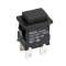 RL56-21-R-0-BK/BK-P4-0-0 : poussoir ON-OFF bipolaire pour découpe 19x13mm