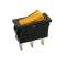 RL13W-11/N-C-0-OR/BK-P1-2 : interrupteur ON-OFF unipolaire pour découpe 30x11mm