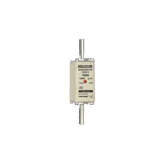 Fusible standard DIN taille NH0 - gG - 160A - 500V - Indicateur|Mersen ( ex ferraz shawmut )-FEZF223013