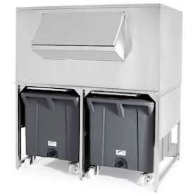 Réserve inox 300kg avec chariots de manutention|Brema-BRZDRB500-S8-15