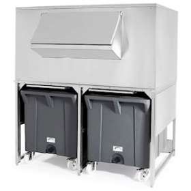 Réserve inox 300kg avec chariots de manutention|Brema-BRZDRB500-S8-15