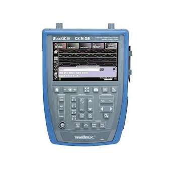 OX9102 OSC.NUM.ISOL.PORT 2X100MHZ 7',2,5GS/S, COUL|Metrix-IXTOX9102