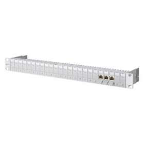 PANNEAU EQUIPE 24 RJ45 CAT6A 1U|Metz Connect-BTE130920E