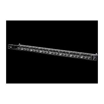 Panneau 24 ports Noir Vide 0.5U|Metz Connect-BTE130925BKKE