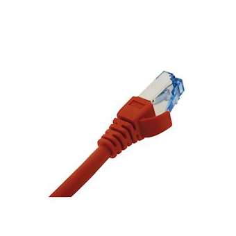 Cordons de brassage CAT6A S/FTP LSOH 5 m rouge|Gigamedia-GGMCAT6AS5MRD