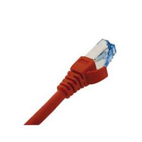 Cordons de brassage CAT6A S/FTP LSOH 5 m rouge|Gigamedia-GGMCAT6AS5MRD
