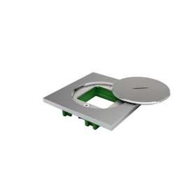 Couvercle inox à équiper pour 1 module 45x45mm à combiner avec boitier BFB160|Bubox Systems-BUBBFC100-2