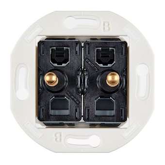 Mécanisme 2 VV ET/OU POUSSOIR DORE POUR COLLECTION IRIS|Modelec-MD8087-020WOR