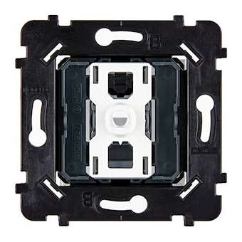 Mécanisme VA ET VIENT OU POUSSOIR BLANC SUPPORT BLANC POUR COLLECTION HITERA|Modelec-MD8087-010BBLB