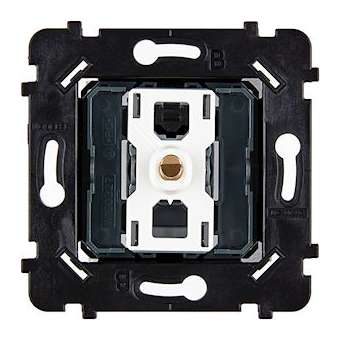 Mécanisme VA ET VIENT OU POUSSOIR DORE SUPPORT BLANC POUR COLLECTION HITERA|Modelec-MD8087-010BHIB