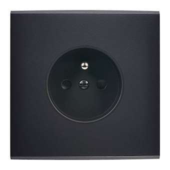 Façade CONFIDENCE LAITON NOIR SIMPLE PC|Modelec-MD8190-408M