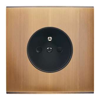 Façade CONFIDENCE LAITON VIEUX BRONZE SIMPLE PC|Modelec-MD8190-417M