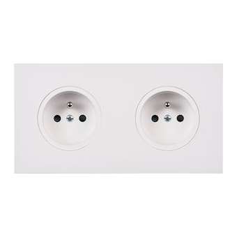 Façade DESIR BLANC SOFT TOUCH DOUBLE HORIZONTALE PC PC|Modelec-MD8260-810