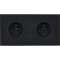 Façade DESIR NOIR SOFT TOUCH DOUBLE HORIZONTALE PC PC