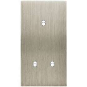 Façade CONFIDENCE LAITON ACIER DOUBLE VERTICALE 3 BASCULEURS ELOIGNES|Modelec-MD8155-412M