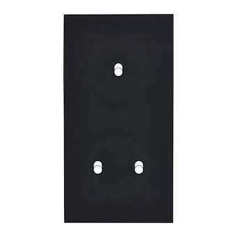 Façade DESIR NOIR SOFT TOUCH DOUBLE VERTICALE B1 B2|Modelec-MD8155-808