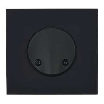 Façade DESIR NOIR SOFT TOUCH SIMPLE SORTIE DE CABLE|Modelec-MD8197-808