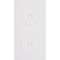 Façade DESIR BLANC SOFT TOUCH DOUBLE VERTICALE B1 B1