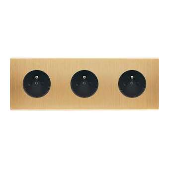 Façade CONFIDENCE LAITON BROSSE TRIPLE HORIZONTALE PC PC PC|Modelec-MD8310-410M