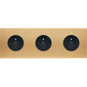 Façade CONFIDENCE LAITON BROSSE TRIPLE HORIZONTALE PC PC PC|Modelec-MD8310-410M