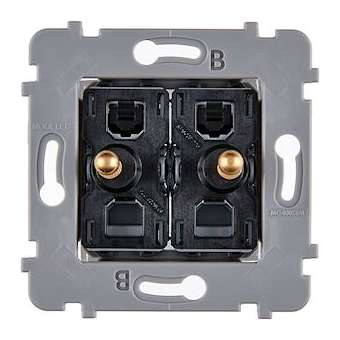 Mécanisme 2 VV ET/OU POUSSOIR DORE POUR COLLECTION CONFIDENCE|Modelec-MD8087-020GOR