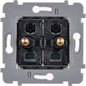 Mécanisme 2 VV ET/OU POUSSOIR DORE POUR COLLECTION CONFIDENCE|Modelec-MD8087-020GOR