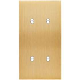 Façade CONFIDENCE LAITON BROSSE DOUBLE VERTICALE 4 BASCULEURS|Modelec-MD8154-410M