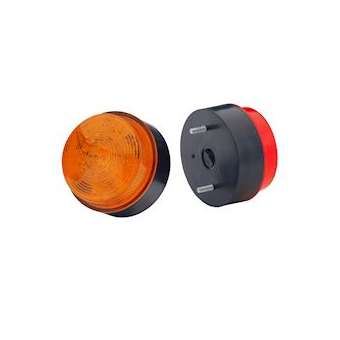 KMLED 75 ROND ORANGE 115/230VCA 12 LED IP67|-MKM98311