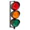 KMLED TRAFIC TRIPLE ROUGE/ORANGE/VERT 85-380VCC/85-280VCA 36 LED IP65|-MKM69837