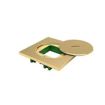 Couvercle laiton à équiper pour 1 module 45x45mm à combiner avec boitier BFB160|Bubox Systems-BUBBFC100-1