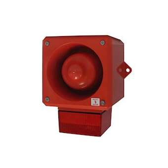 YL50/N50/R/RF/WR - COMBINE SIRENE/FLASH 230VCA ROUGE 5J 112dB IP66|-MKM204646