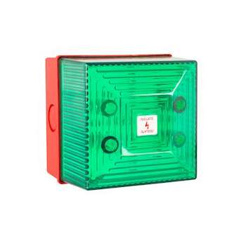 FL40/N50/G/RN FEU FLASH XENON 5J VERT 230VCA IP65|-MKM205039