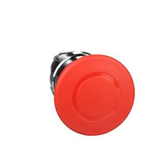 Harmony XB4 - tête bouton arrêt urgence - D40 - pousser tirer - rouge|Schneider Electric-SCHZB4BT84