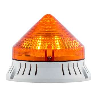 CTL900 X A, feu à éclats, Xénon, son pulsé 72db, diam 90mm,IP30, V12/24ACDC,|Sirena-ENA27567