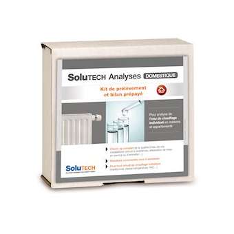 SOLUTECH ANALYSES DT Kit de prélèvement, bilan de l'eau de chauffage domestique|Bwt-BWTC0007410
