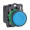 Harmony XB5 - bouton poussoir à impulsion - D22 - bleu - 1F - vis étrier