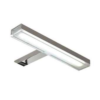 Applique Leds SILVER L28 cm - 6 W Métal Chromé Brillant - Classe II IP44|Neoform industries sas-UIDA2348092